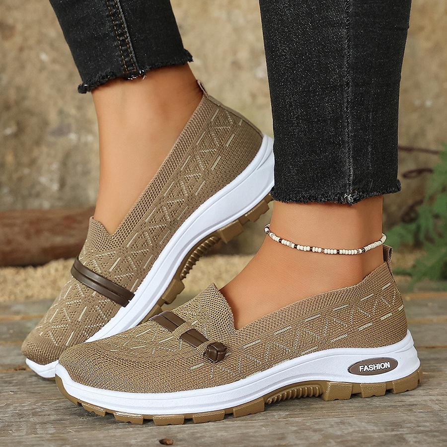 👟 𝐋𝐄𝐓𝐙𝐓𝐄𝐑 𝐓𝐀𝐆: 𝟖𝟎 % 𝐑𝐀𝐁𝐀𝐓𝐓👟Damen Orthopädische Slip-On-Schuhe – Leichte, atmungsaktive und rutschfeste Walking-Schuhe